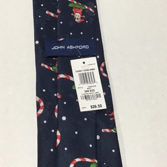 HP🛍 Santa Snowboarding on Candy Canes Necktie - Picture 3 of 3